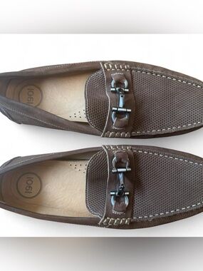 1901 Nordstrom Destin Horse-Bit Driving Loafer Brown Leather 9M 🤎 New